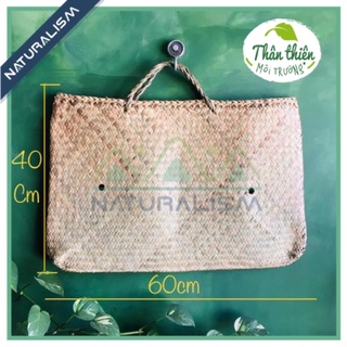 Túi Giỏ đan lát thân thiện môi trường cỡ Lớn để đi chợ