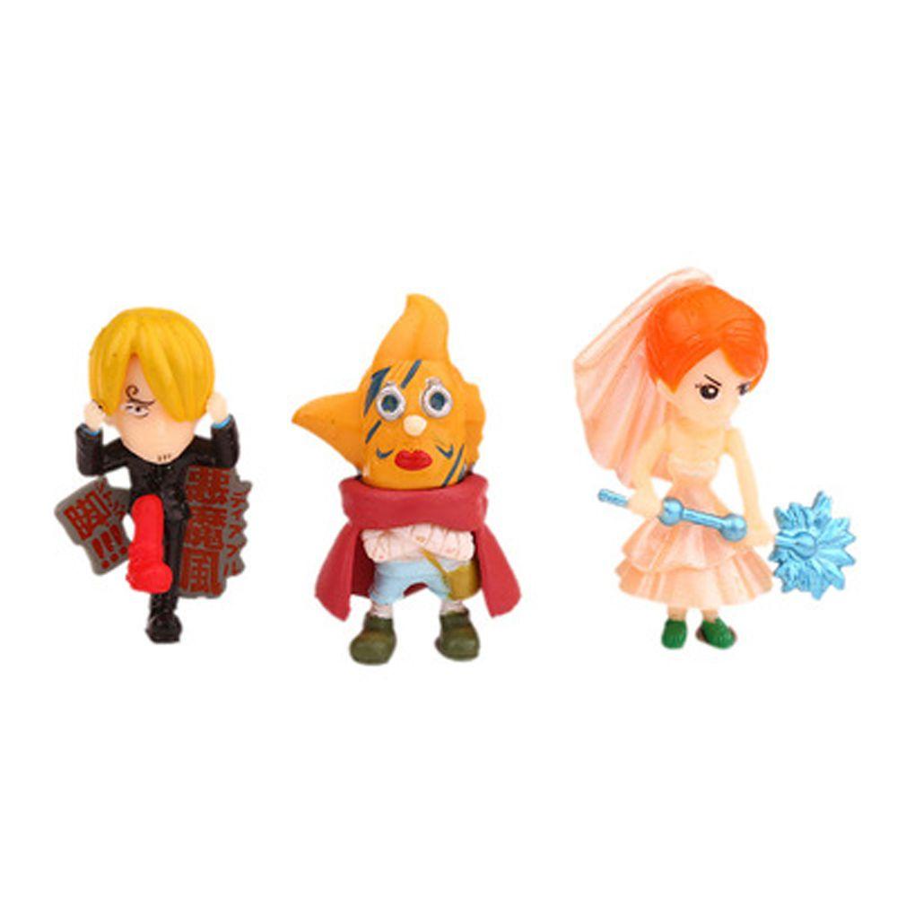Set 6 Nhân Vật Phim Hoạt Hình One Piece Bằng PVC