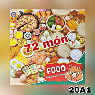 Đồ chơi nhà bếp 72 chi tiết food healthy and delicious (hàng xịn)