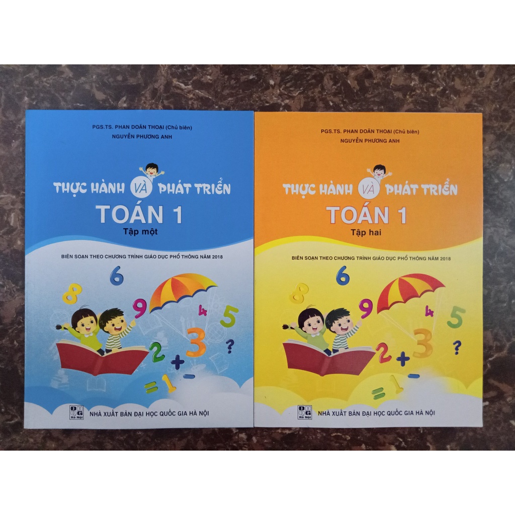 Sách - Combo Thực hành và phát triển Toán 1 (2 tập) - Theo chương trình giáo dục phổ thông 2018