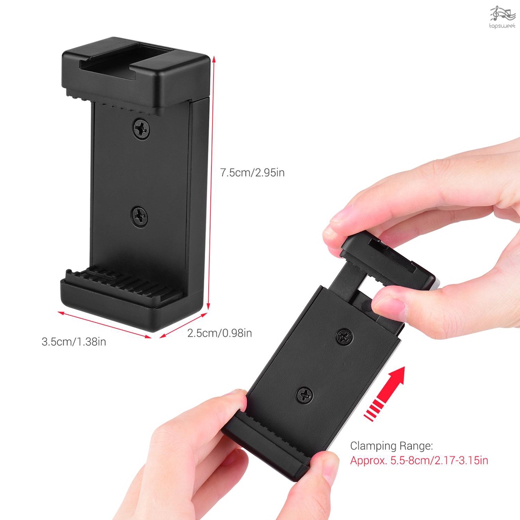 Kẹp Gắn Điện Thoại Gắn Giá Đỡ Ba Chân Với Ren 1 / 4 Cho Gậy Ba Chân | BigBuy360 - bigbuy360.vn