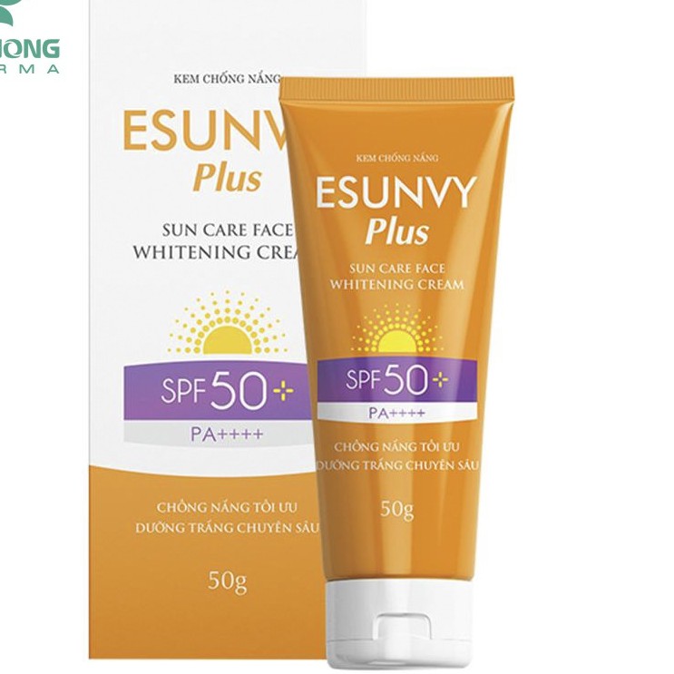 [Hàng Chính Hãng] Kem Chống Nắng Esunvy Plus - Sun Care Face Whitening Cream (Tuýp 50g)
