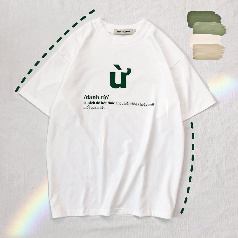 Áo Thun Tay Lỡ Ừ Form Rộng Oversize Vải Thun Tici Phong Cách Ulzzang Nam Nữ Unisex - Yowol SG