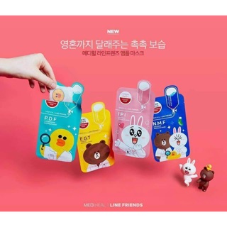 Combo 16 mặt nạ mediheal line friends