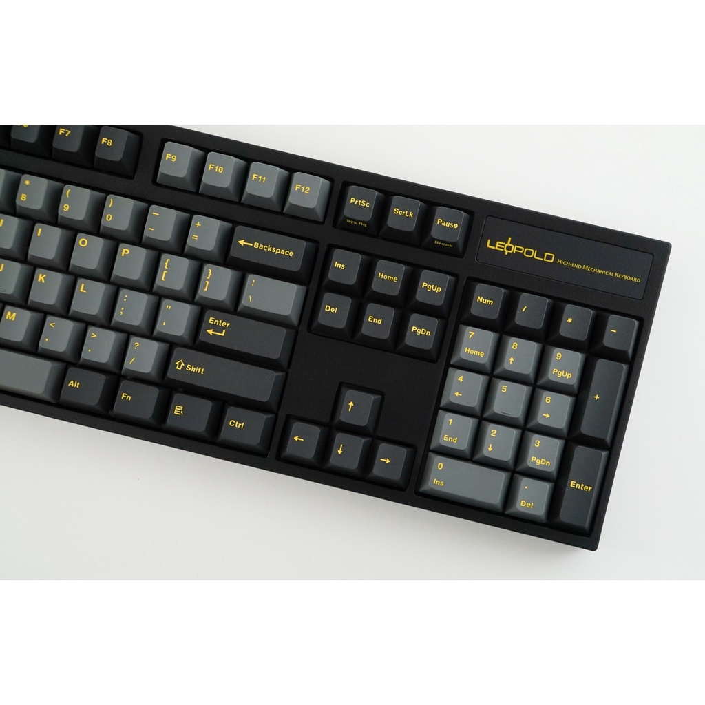 Bàn Phím Cơ Máy Tính Có Dây Leopold FC900R PD Ash Yellow - Hàng Chính Hãng