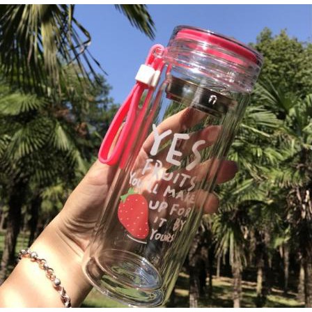 BÌNH THỦY TINH 2 LỚP 350ML