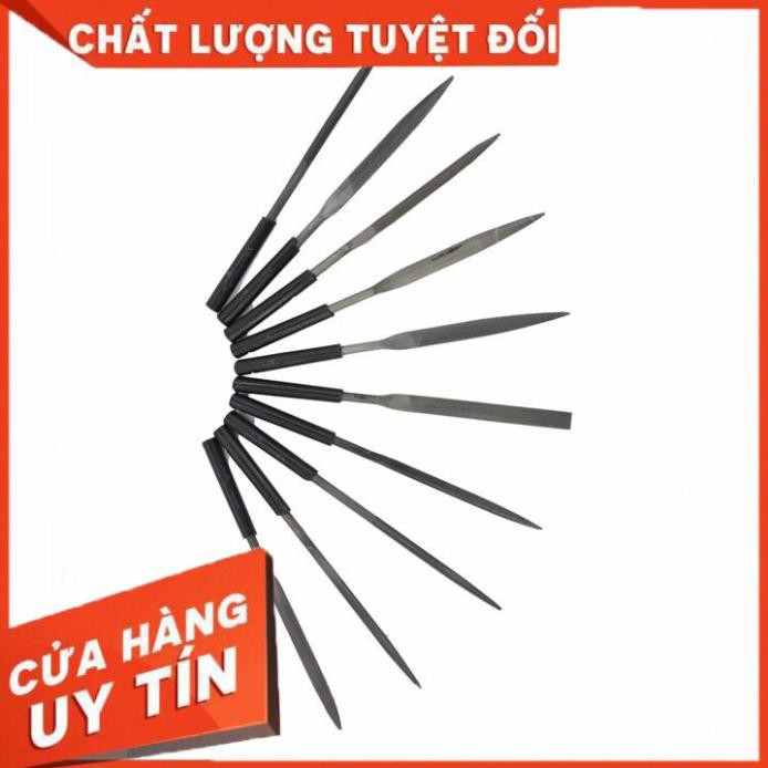 Bộ Dũa Mài Hợp Kim 10 Chi Tiết Mài Dũa Kim Loại Cao Cấp