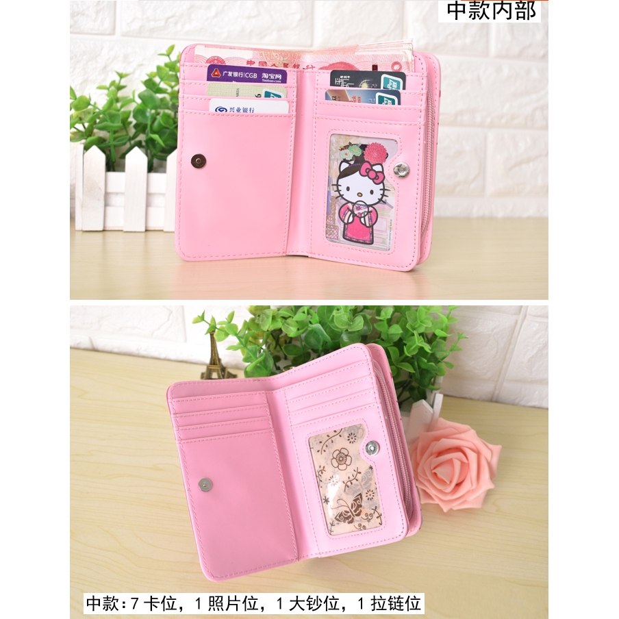 Ví Đựng Tiền Xu Hình Hello Kitty Dễ Thương Kn3301