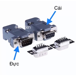 Đầu cắm cổng com đầu db9 rs232 loại hàn dây
