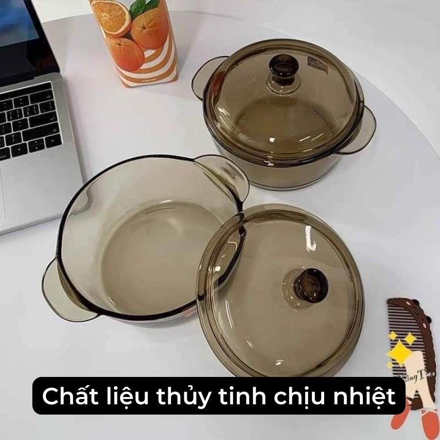 Bộ Bát Thủy Tinh 5 Món Cao Cấp, Hiện Đại, Phong Cách Châu Âu, Chịu Nhiệt Tốt