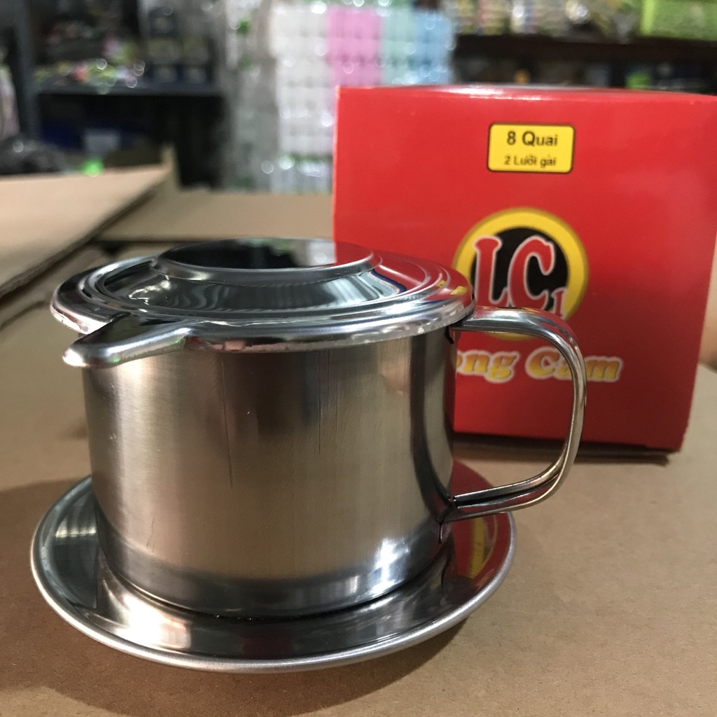 Phin cafe inox - Phin pha cafe inox size số 6, 7, 8, 9
