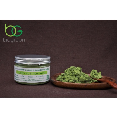 Bột rau ngót - bột chiết xuất rau ngót nguyên chất Biogreen hữu cơ bổ sung chất xơ 50g,100g