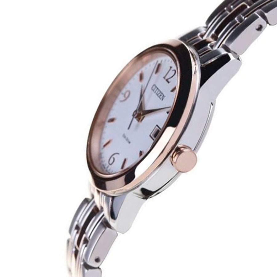 Đồng Hồ Nữ Citizen Dây Thép Không Gỉ EW2234-55A - Mặt Trắng (Sapphire)
