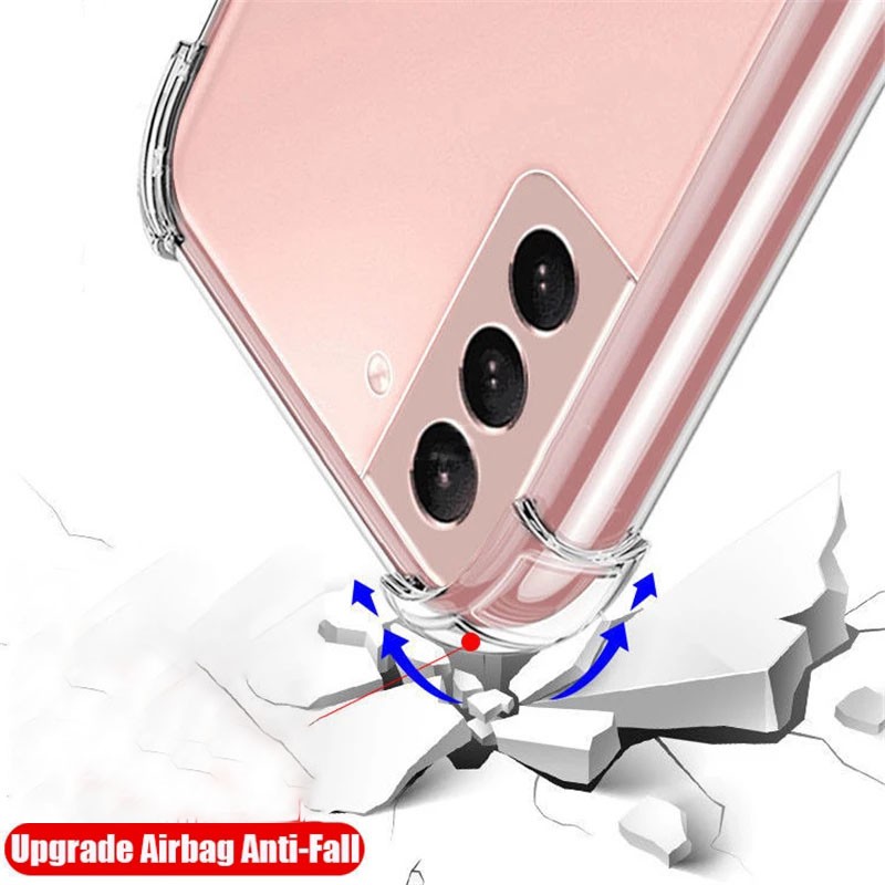 Ốp Điện Thoại Trong Suốt Chống Sốc Cho Samsung Galaxy ss S22 S21 Ultra S20 Plus S10 5g Note 20 Ultra 10 Plus Lite