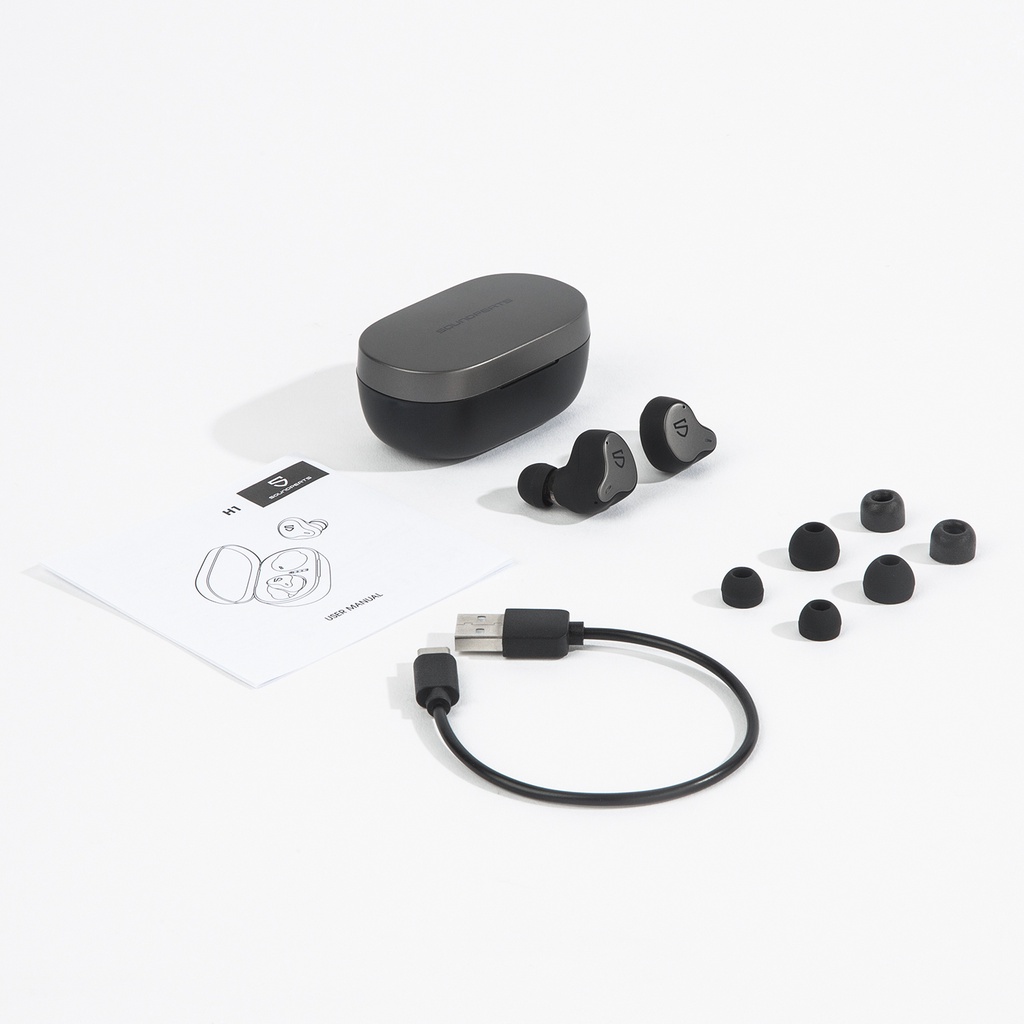 【Giao Hỏa Tốc】Tai Nghe SoundPEATS H1 Hyrid Driver Dynamic, Bluetooth 5.2, Chip Qualcomm 3040 - Chính Hãng BH 12 Tháng