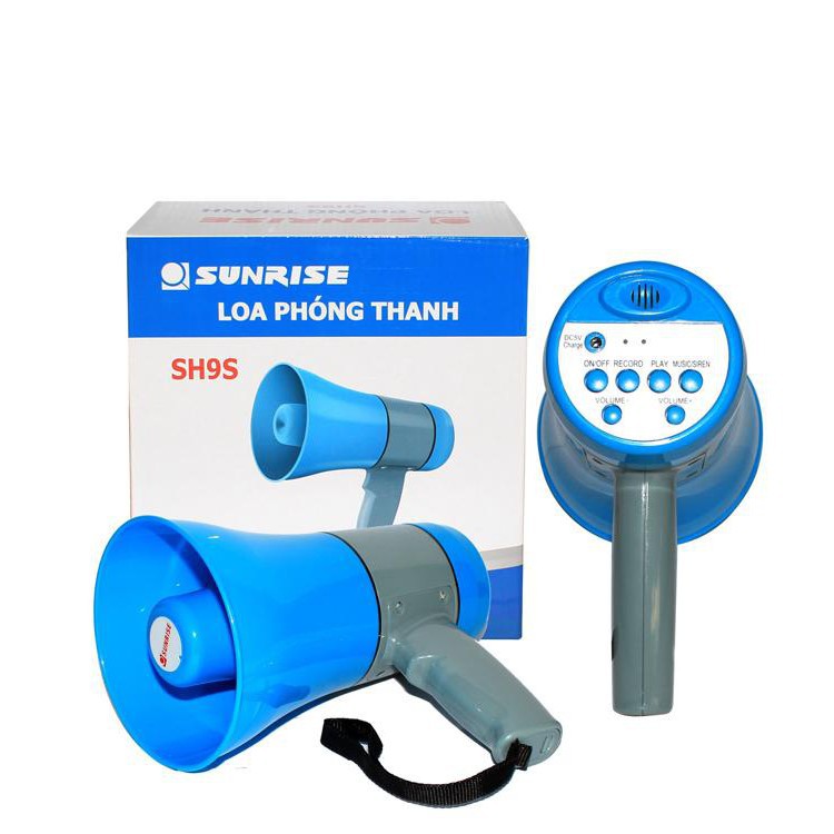 Loa phóng thanh cầm tay mini Sunrise SH9S có sạc điện