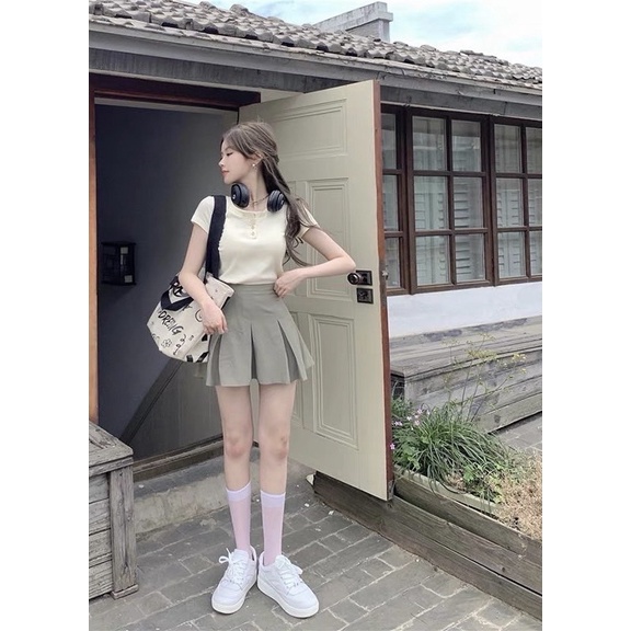 SÉT XLY ÁO BODY TRỤ NÚT