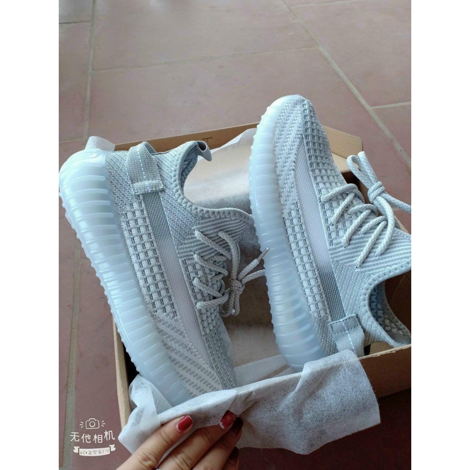 Giày sneaker thể thao Yz chun [Hồng - Trắng - Đen]