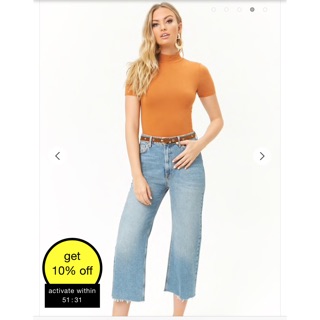Mock Neck Bodysuit F21