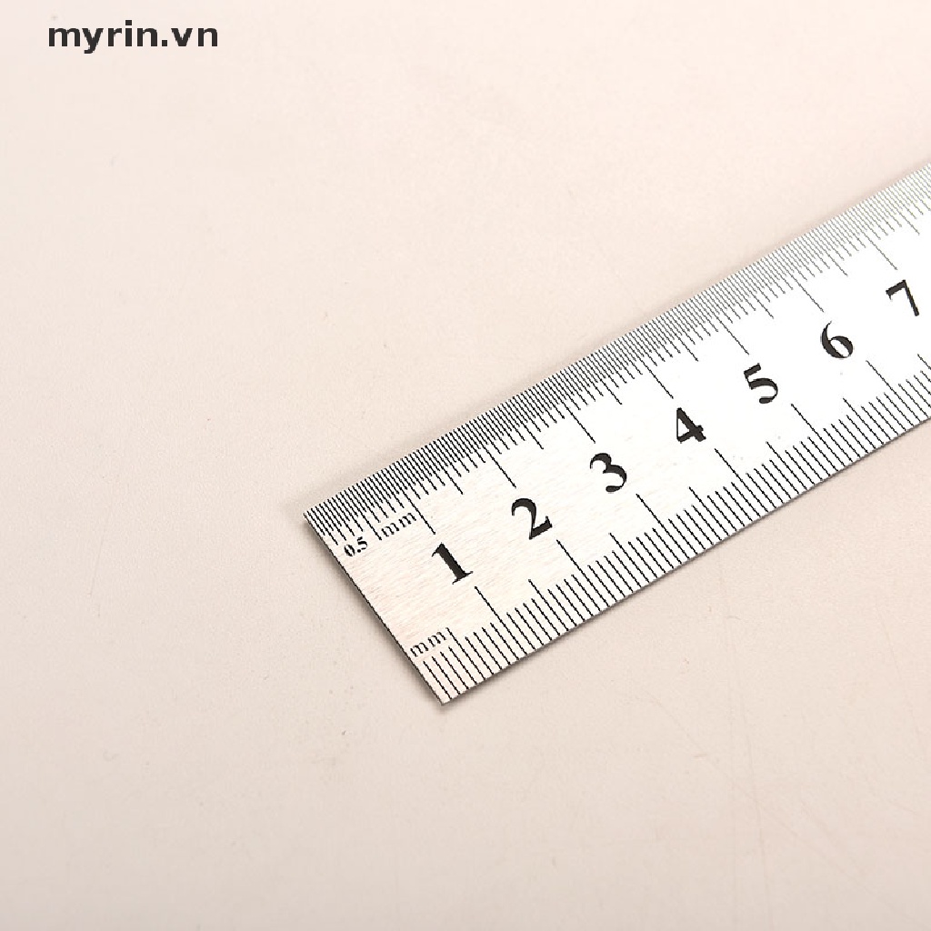 Thước Đo Hai Mặt Bằng Thép Không Gỉ 30cm 3CC