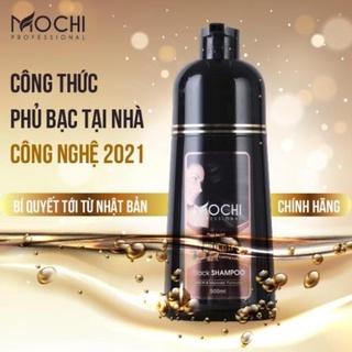 Dầu gội phủ bạc mochi nhật bản - giúp tóc óng mượt - chai 500ml