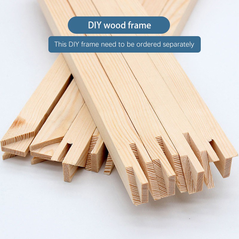 【Drofe】Khung gỗ 40x50cm cho tranh tự làm DIY