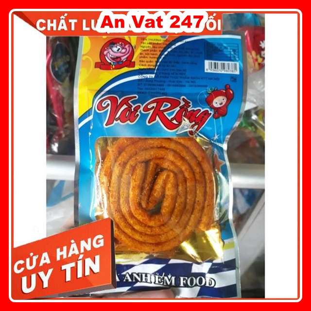 5 Gói Snack Vòi Rồng Đồ Ăn Vặt Cay Ngon Giá Rẻ Cổng Trường