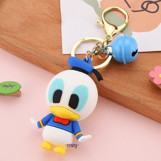 Móc chìa khoá vịt Donald có chuông lắc