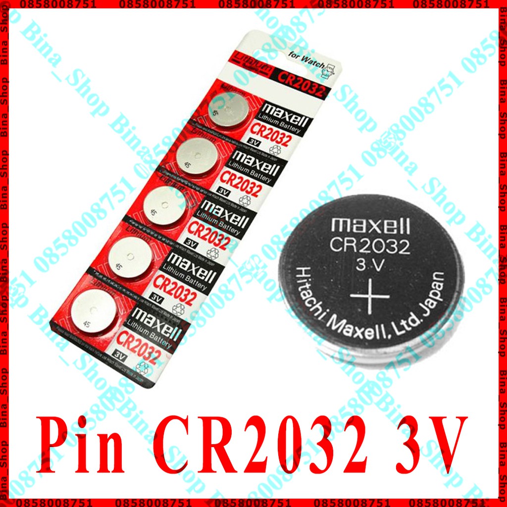 Pin cúc áo Lithium CR2032 3V