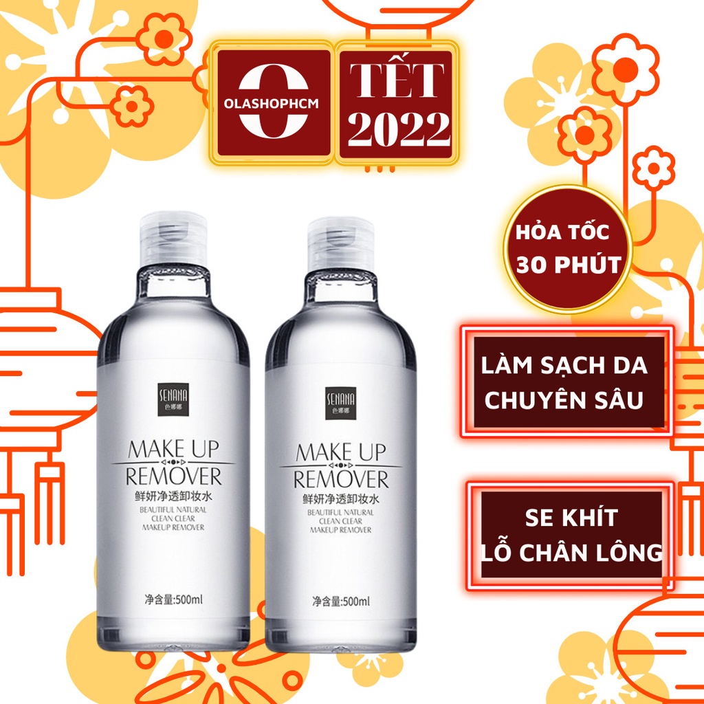 Tẩy trang cho da hỗn hợp, da dầu SENANA 500ML