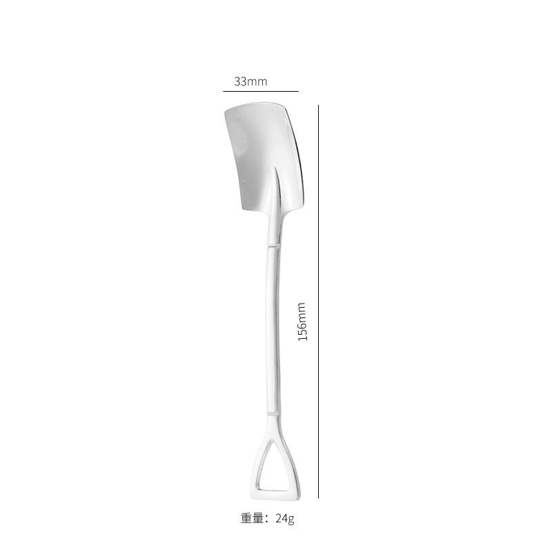 Thìa XẺNG inox mini nhỏ gọn, tiện lợi (1 chiếc)