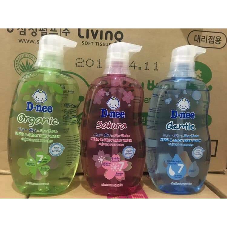 Sữa Tắm Gội Em Bé Dnee 380ml