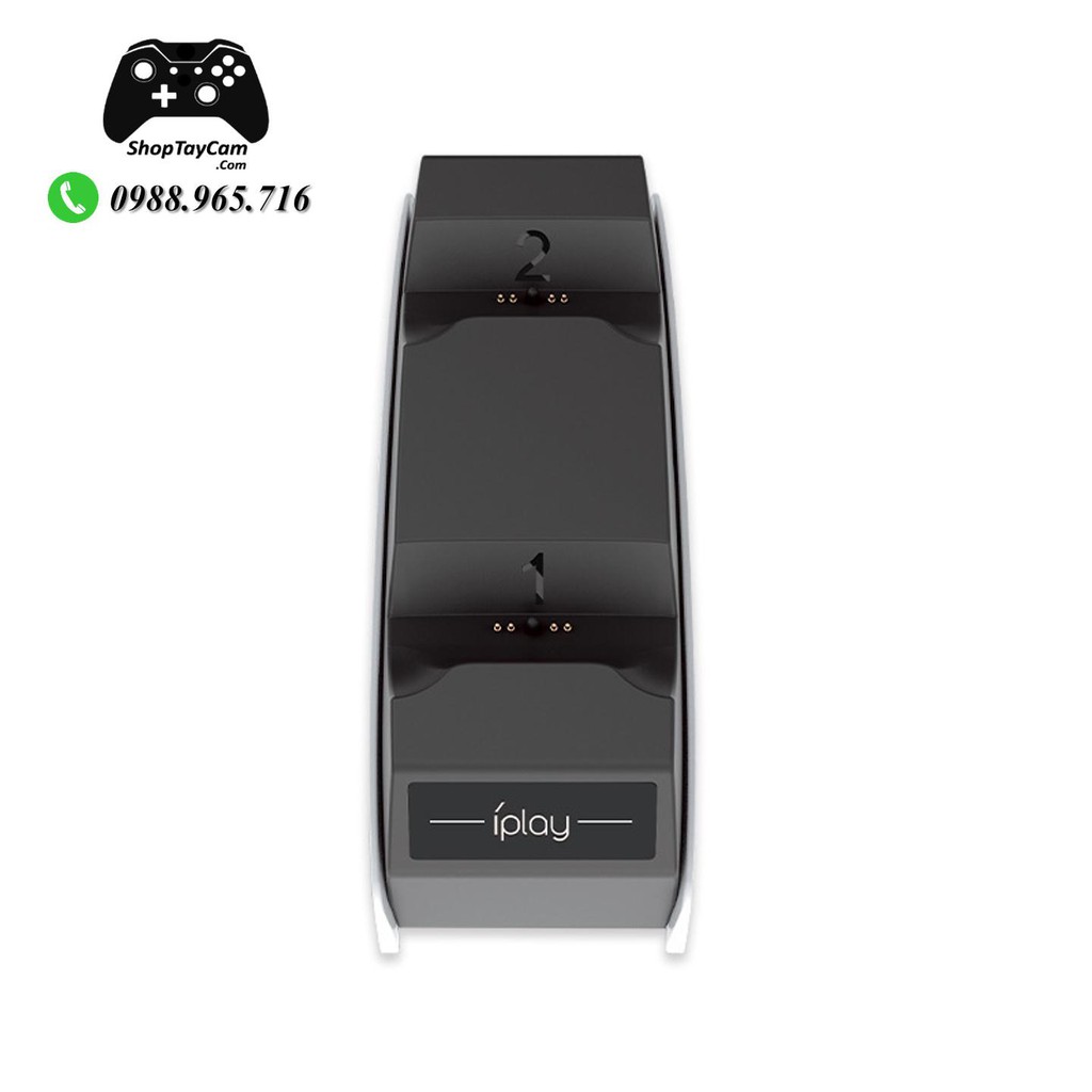 Dock Sạc Tay Cầm PS5 Sony DualSense 5, Đế Sạc Tay Cầm PS5 Chính Hãng Xịn Iplay | Top Bán Chạy Shoptaycam