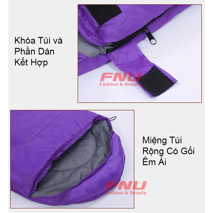 [ HÀNG LOẠI 1 - 1KG ] Combo 4 món túi ngủ văn phòng, túi ngủ du lịch màu xanh rêu - COMBO 4 MÓN | BigBuy360 - bigbuy360.vn
