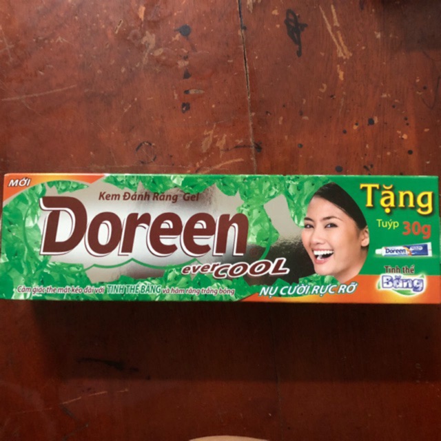 Kem đánh răng Doreen ever Cool 180g + tặng tuýp 30g