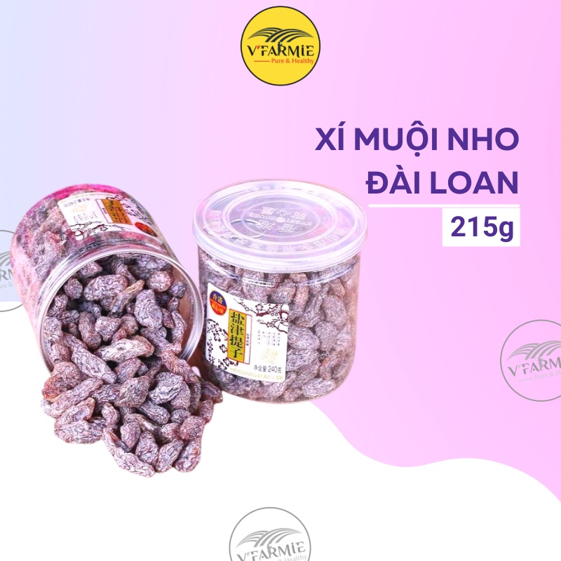 Nho xí muội Đài Loan hộp 240g