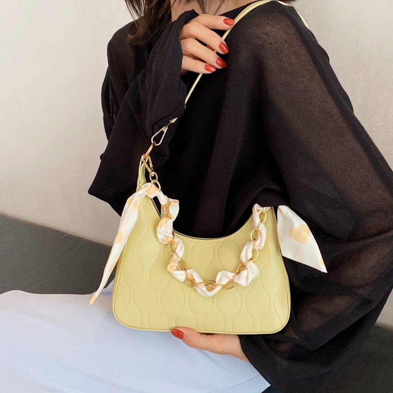 Túi đeo vai IELGY bằng lụa thời trang Hàn Quốc đơn giản cho nữ