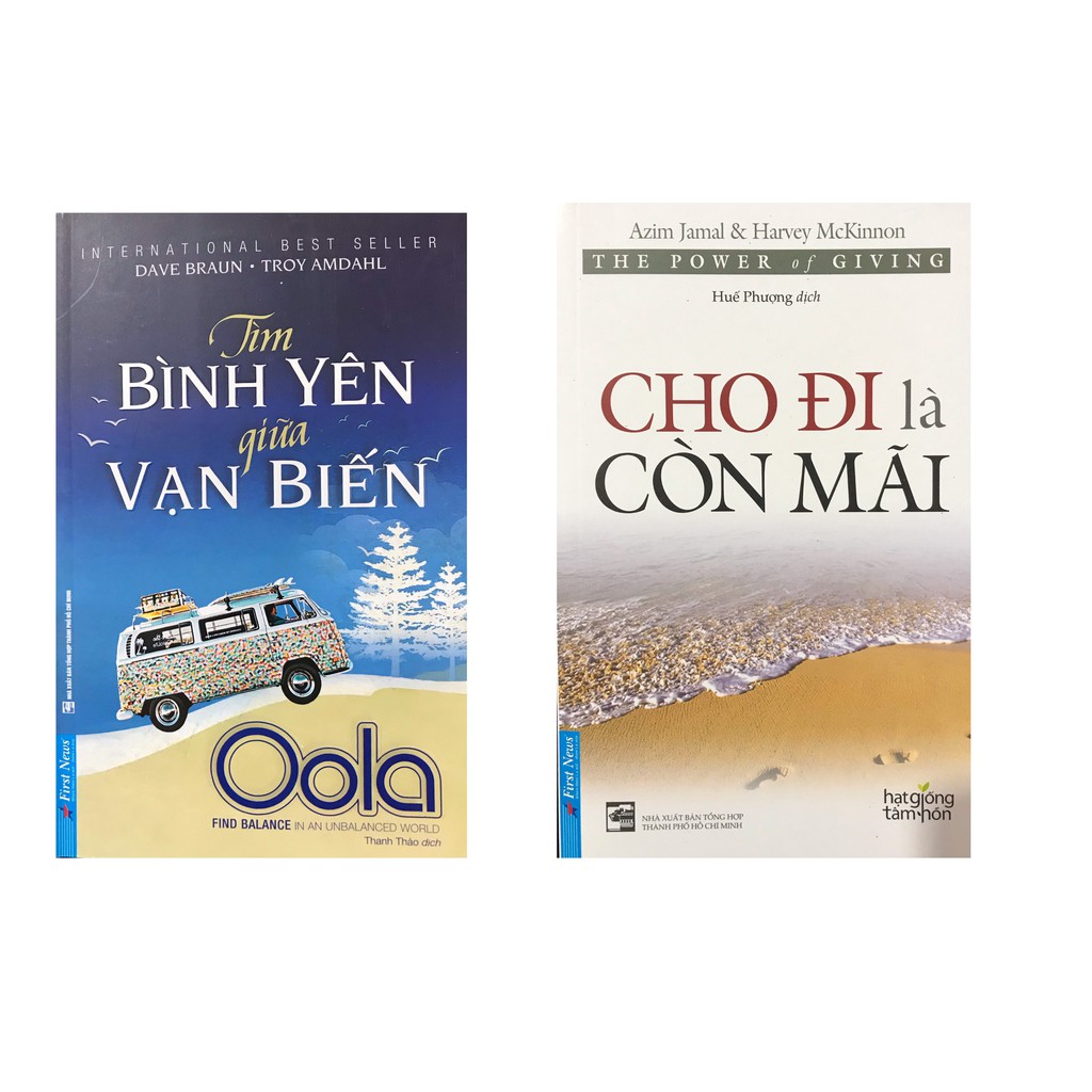 Sách - Combo 2 cuốn Cho đi là còn mãi + Tìm bình yên giữa vạn biến