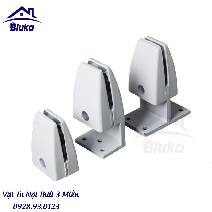 Kẹp kính vách ngăn cố định Vật tư nội thất 3 miền_Chất liệu hợp kim cao cấp