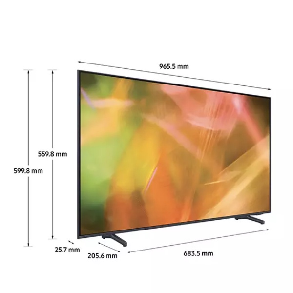 43AU8000 - Smart Tivi Samsung 4K 43 inch UA43AU8000KXXV Crystal UHD, tìm kiếm bằng giọng nói