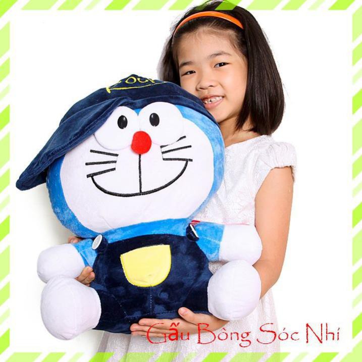 [Mua 1 Tặng 1] Gấu Bông Doraemon Rock Mũ Cực Ngầu  FREESHIP  Gấu Bông Sóc Nhí - Tặng 1 Gấu Bông Trà Sữa