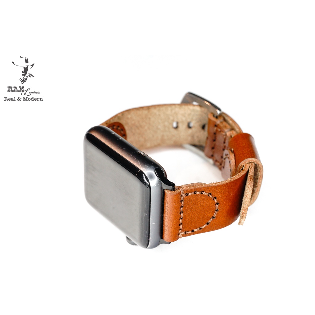 Dây Apple Watch , iWatch , iphone Watch da bò phong cách phi công RAM Leather pilot vachetta