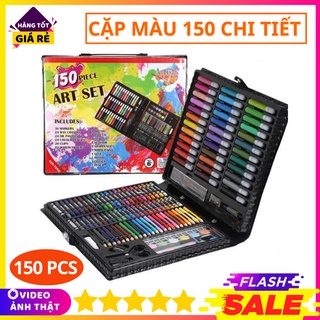 Bộ màu 150 chi tiết - hộp bút màu 150 chi tiết cho bé