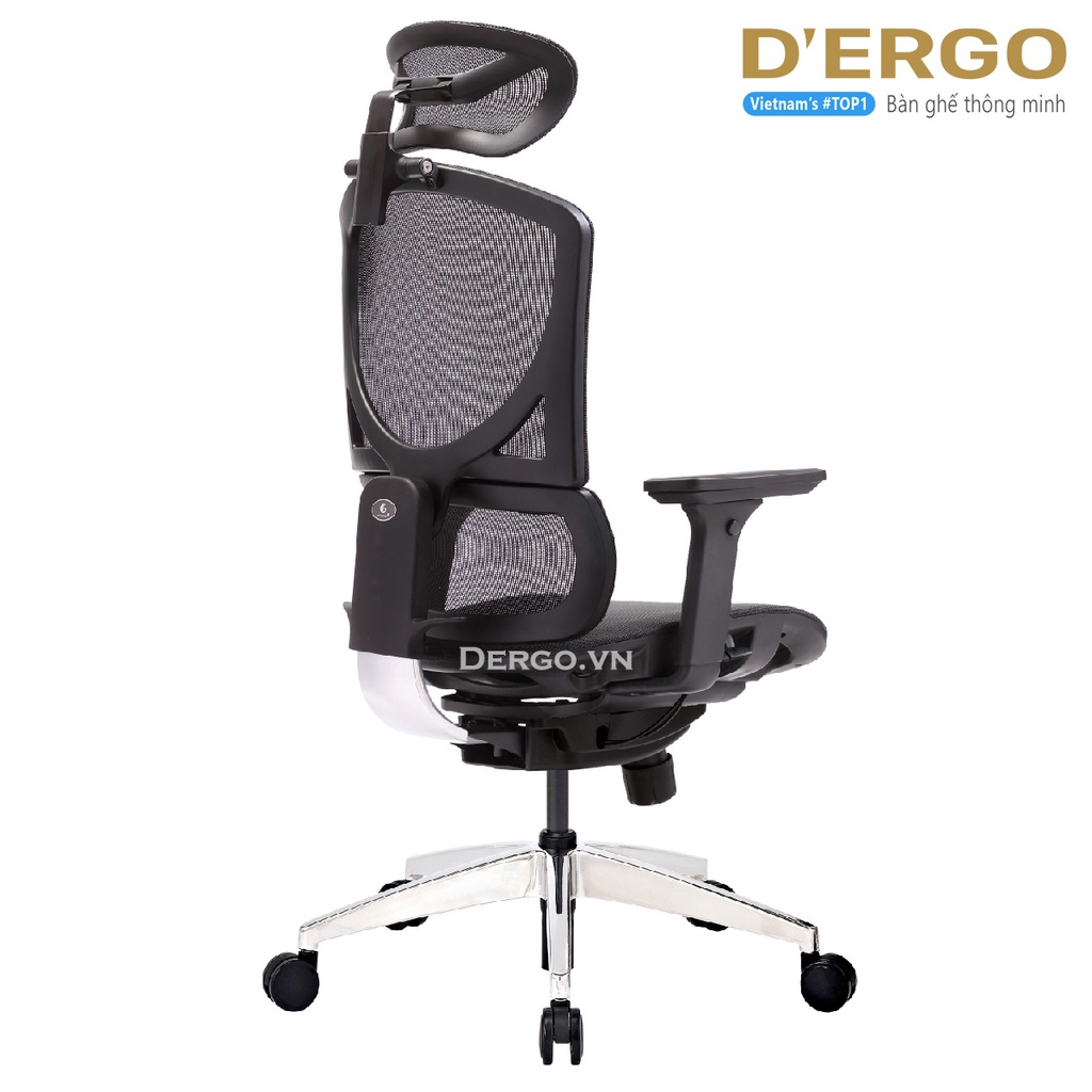 Ghế Công thái học Ergonomic GTChair I-see M (Medium - Black)