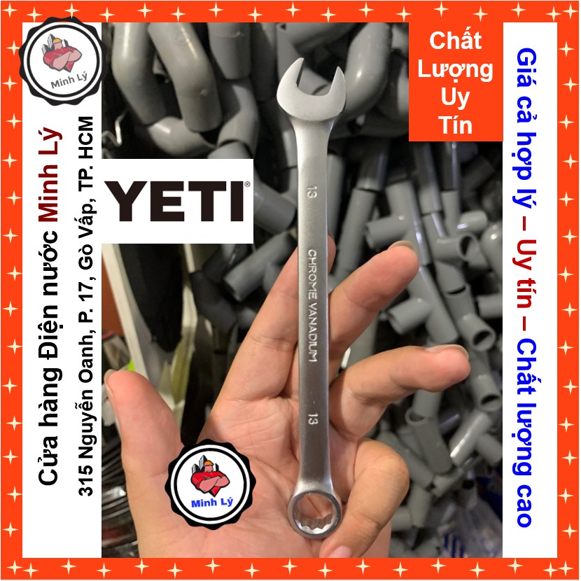 [Chính Hãng] Cờ Lê Vòng Miệng Hợp Kim Thép Chrome Vanadium Cao Cấp YETI Size Thông Dụng 13, 21, 22, 28mm