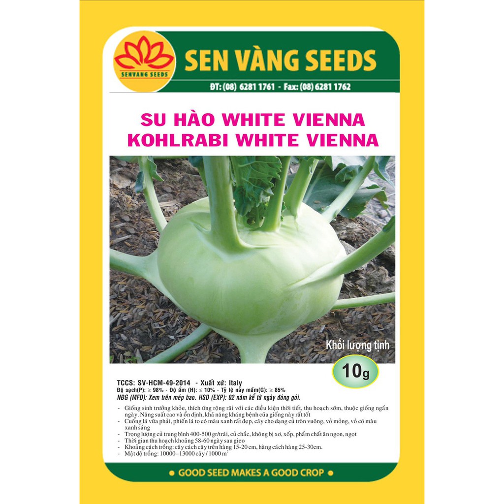 Hạt Giống Su Hào Phú Nông - 5Gr