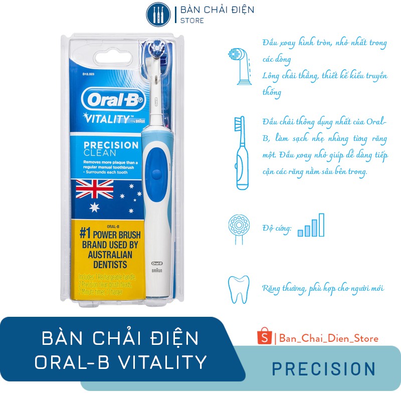 Bàn Chải Đánh Răng Điện Oral-B Vitality