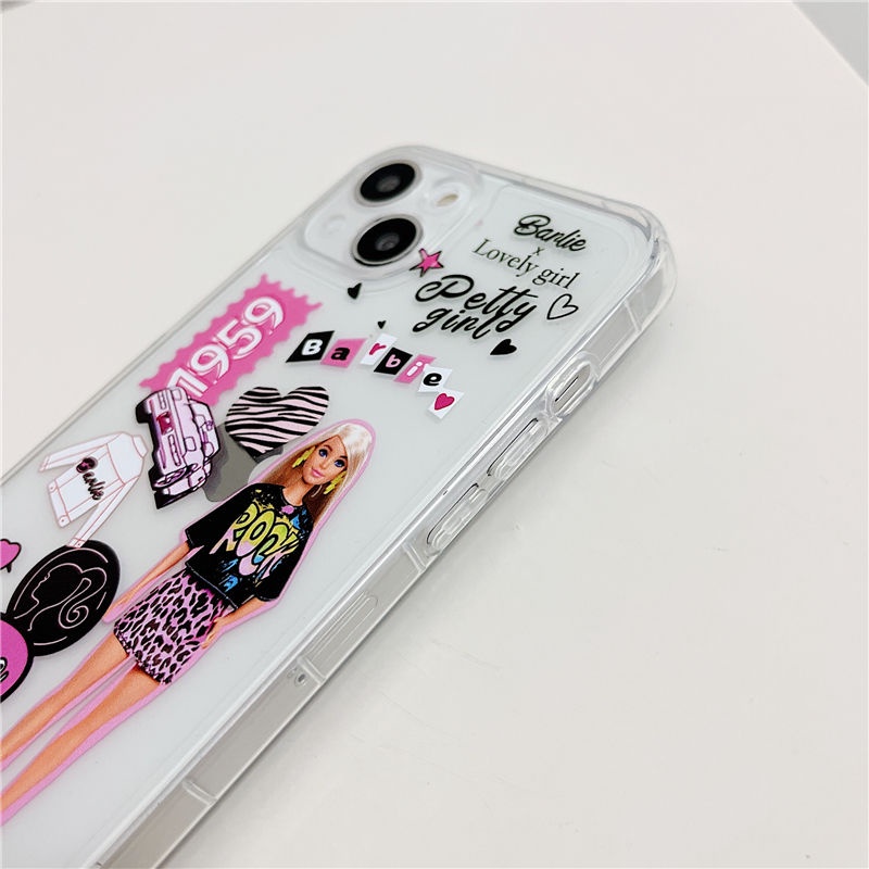Disney Ốp Điện Thoại TPU Mềm Chống Sốc Hình Búp Bê Barbie Cho IPhone 14 12 PRO 12Promax mini 11 PRO 11PROMAX 13 PRO 13PROMAX Xs Max XR 6 7 8 Plus