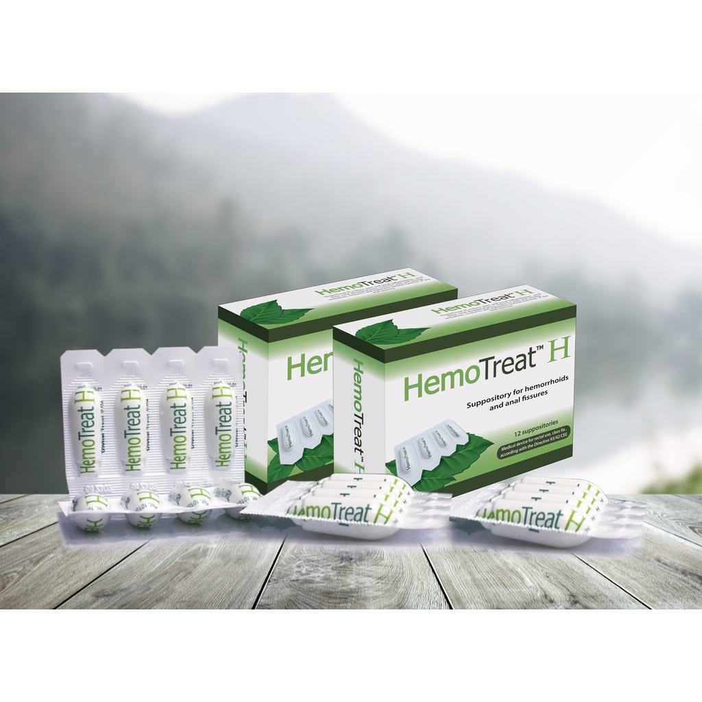 Viên nhét trĩ HemoTreat H giảm nhanh đau trĩ, giảm 1 cấp độ trĩ sau 30 ngày -
