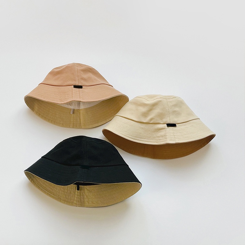 Mũ bóng chày cotton mềm màu trơn điều chỉnh được thời trang xuân hè cho bé